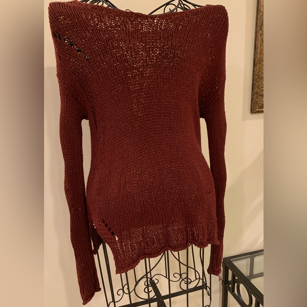 Knit Sweater See Through